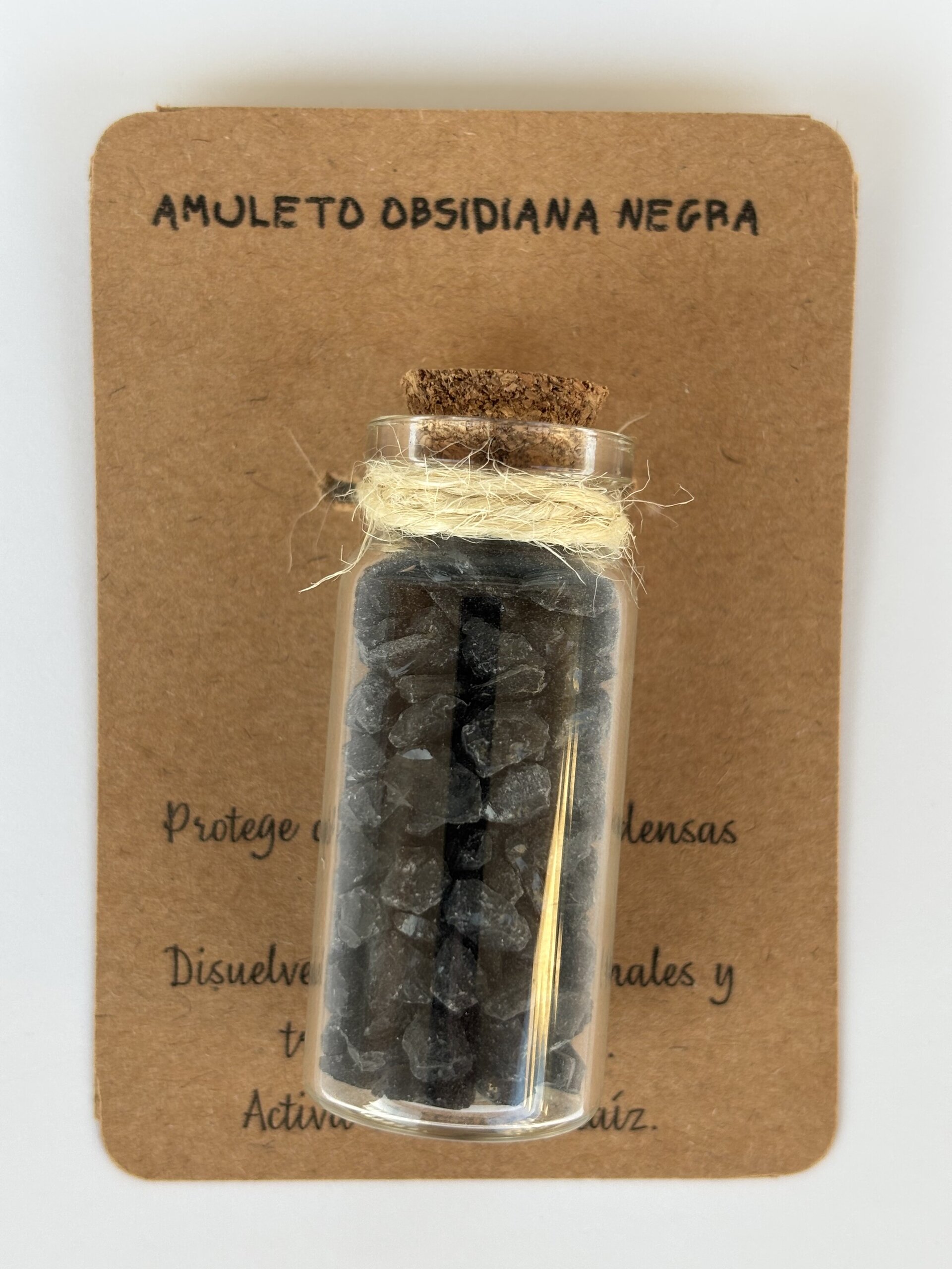 Amuleto Obsidiana Negra - 1