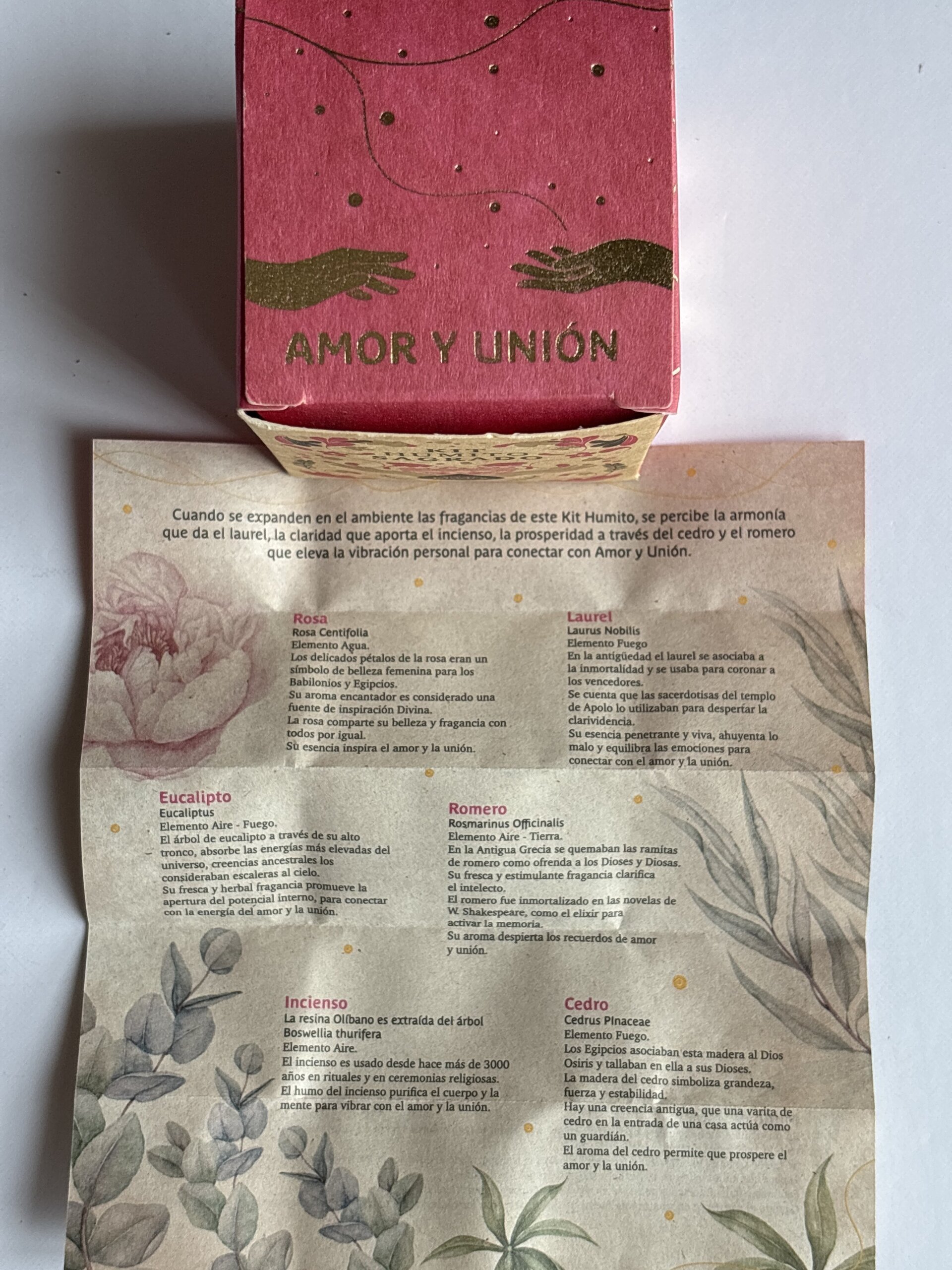 Kit humito sagrado Amor y Unión - 3