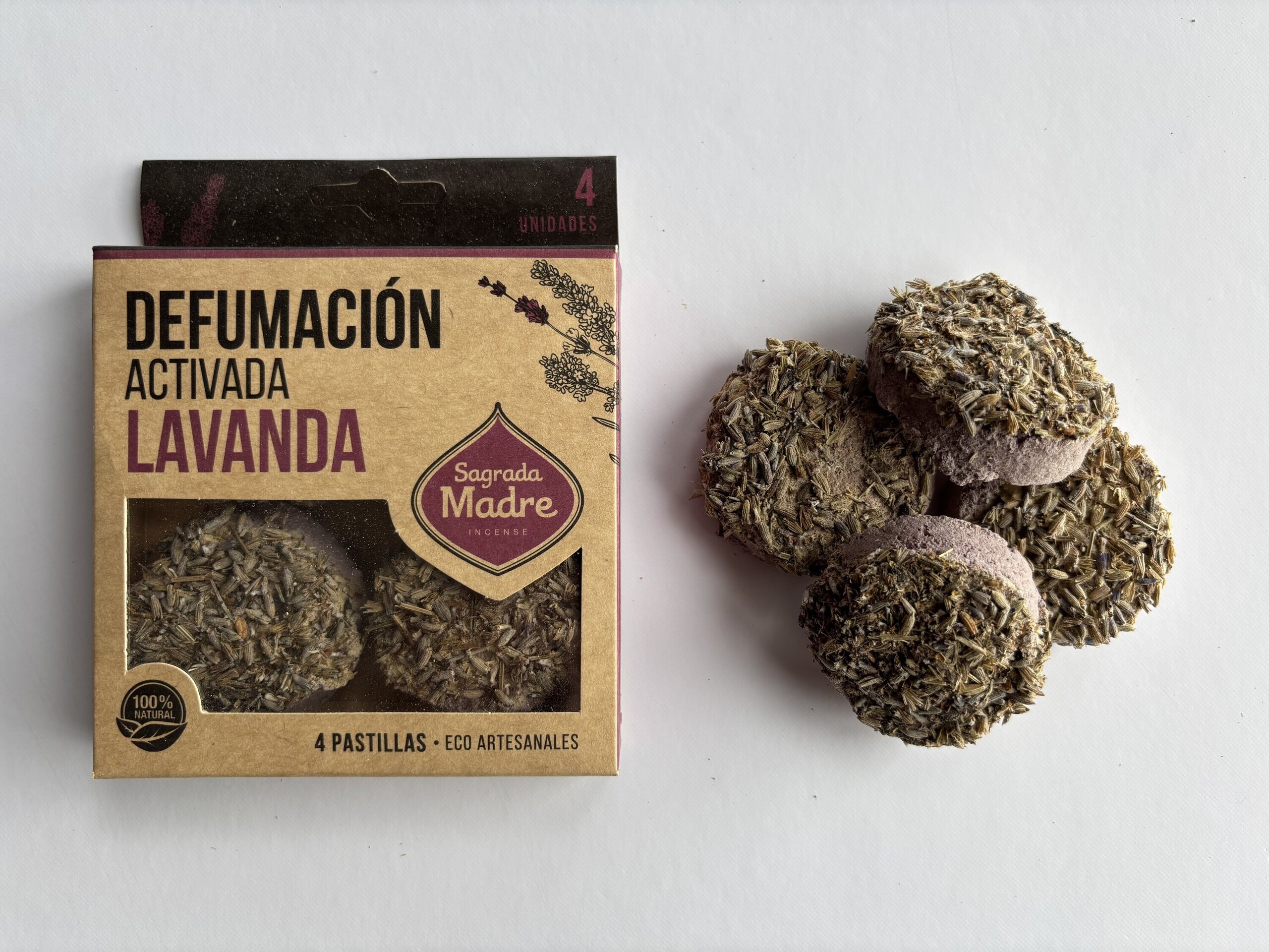 Pastilla defumación activada Lavanda Sagrada Madre - 2